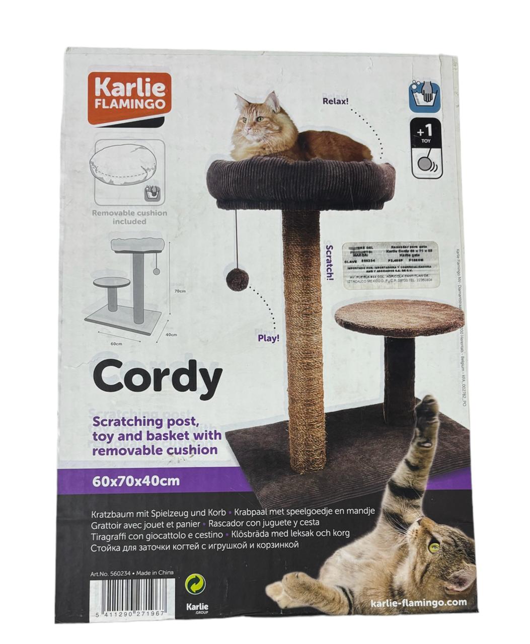 Rascador Para Gato Cordy 60x71x65 Cm KARLIE