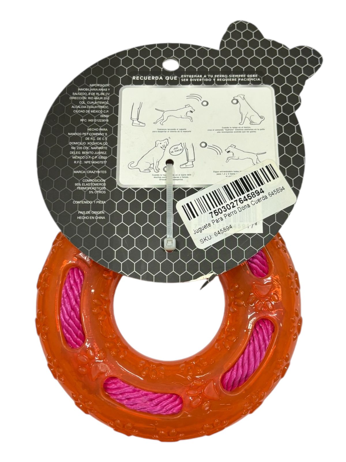 Juguete Para Perro Dona Cuerda 645894 Crazybites