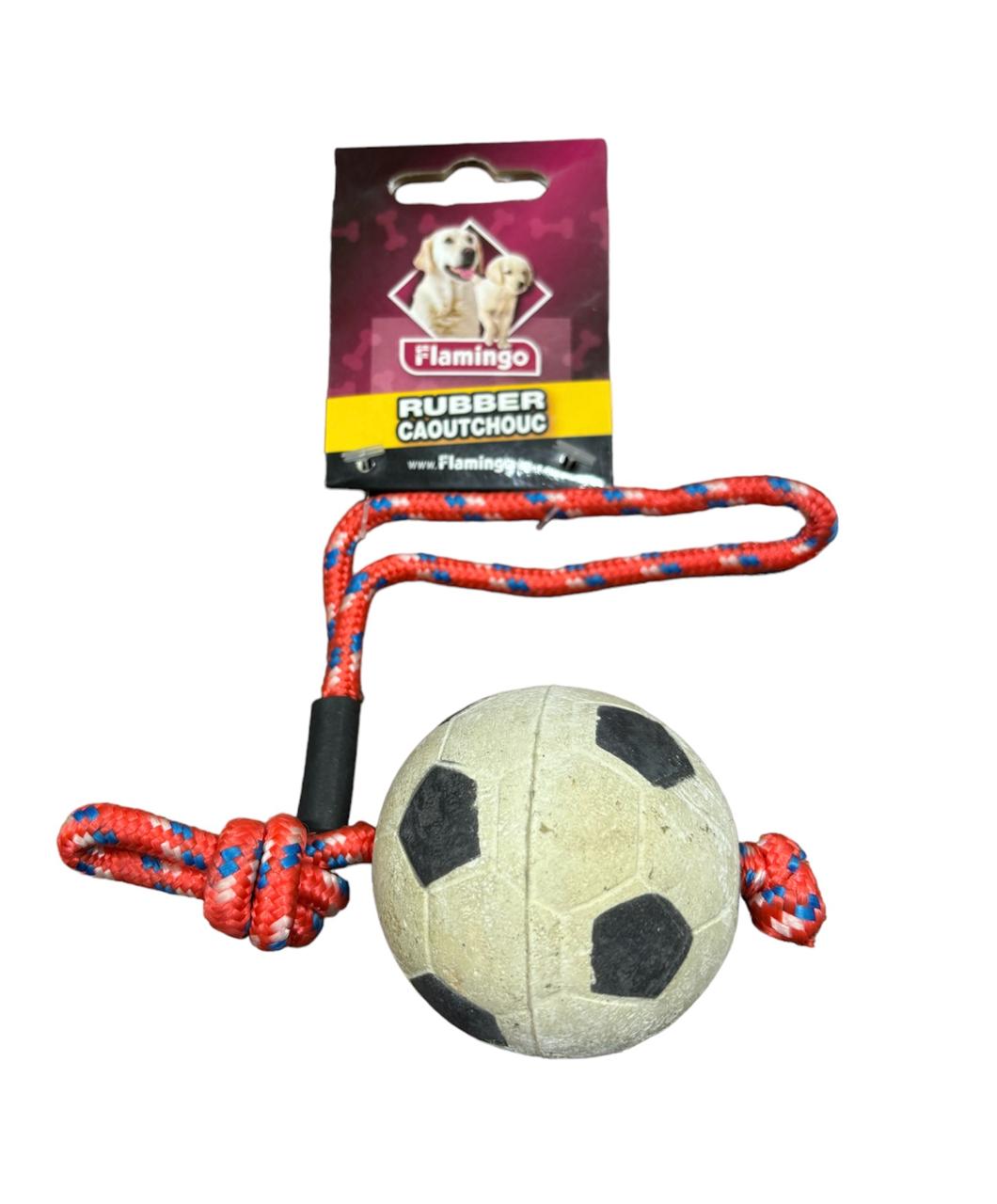 Pelota de esponja 6 cm con cuerda Karlie