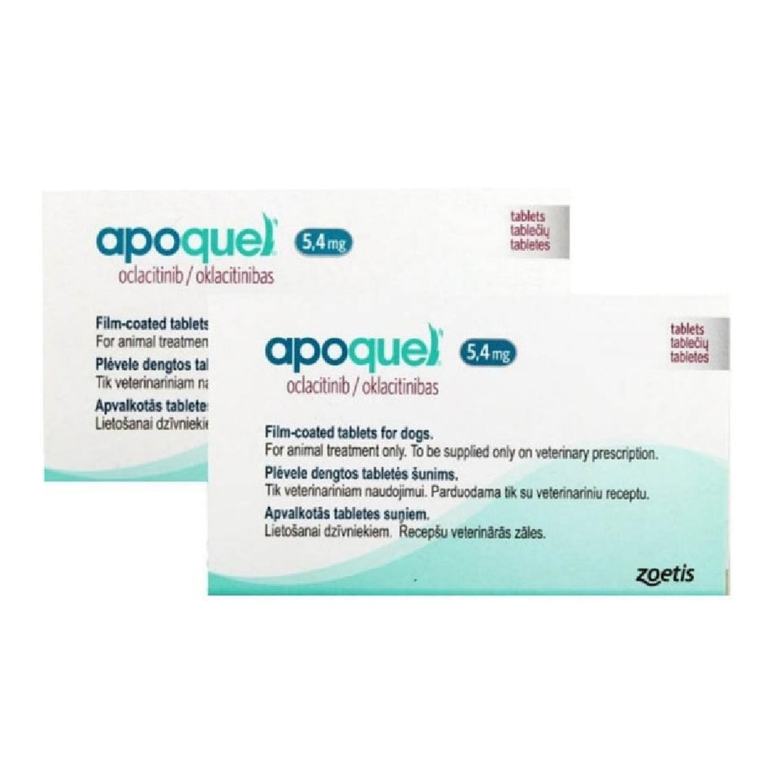 Apoquel Zoetis 5.4 mg – Tabletas Orales para Perros