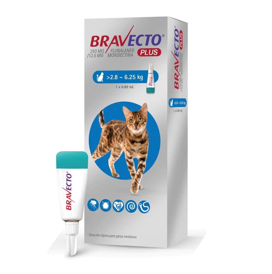 Bravecto Plus para Gatos – Solución Tópica MSD