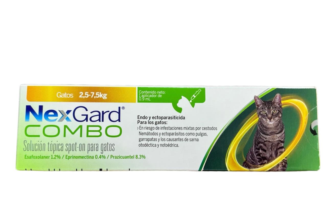 NexGard Combo Pipeta Antiparasitaria Gatos