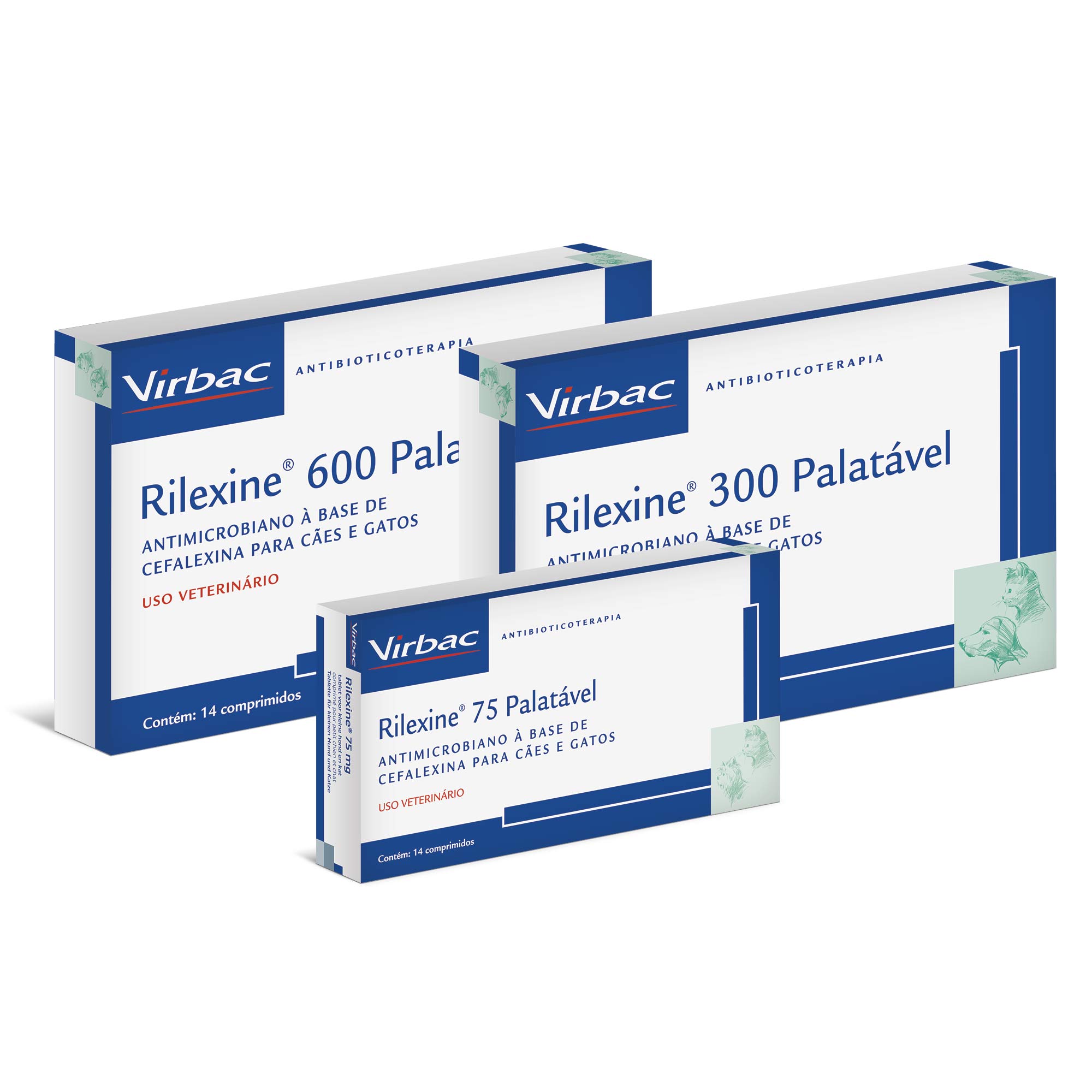 Rilexine Palatable para Perros y Gatos – Tabletas Orales Virbac