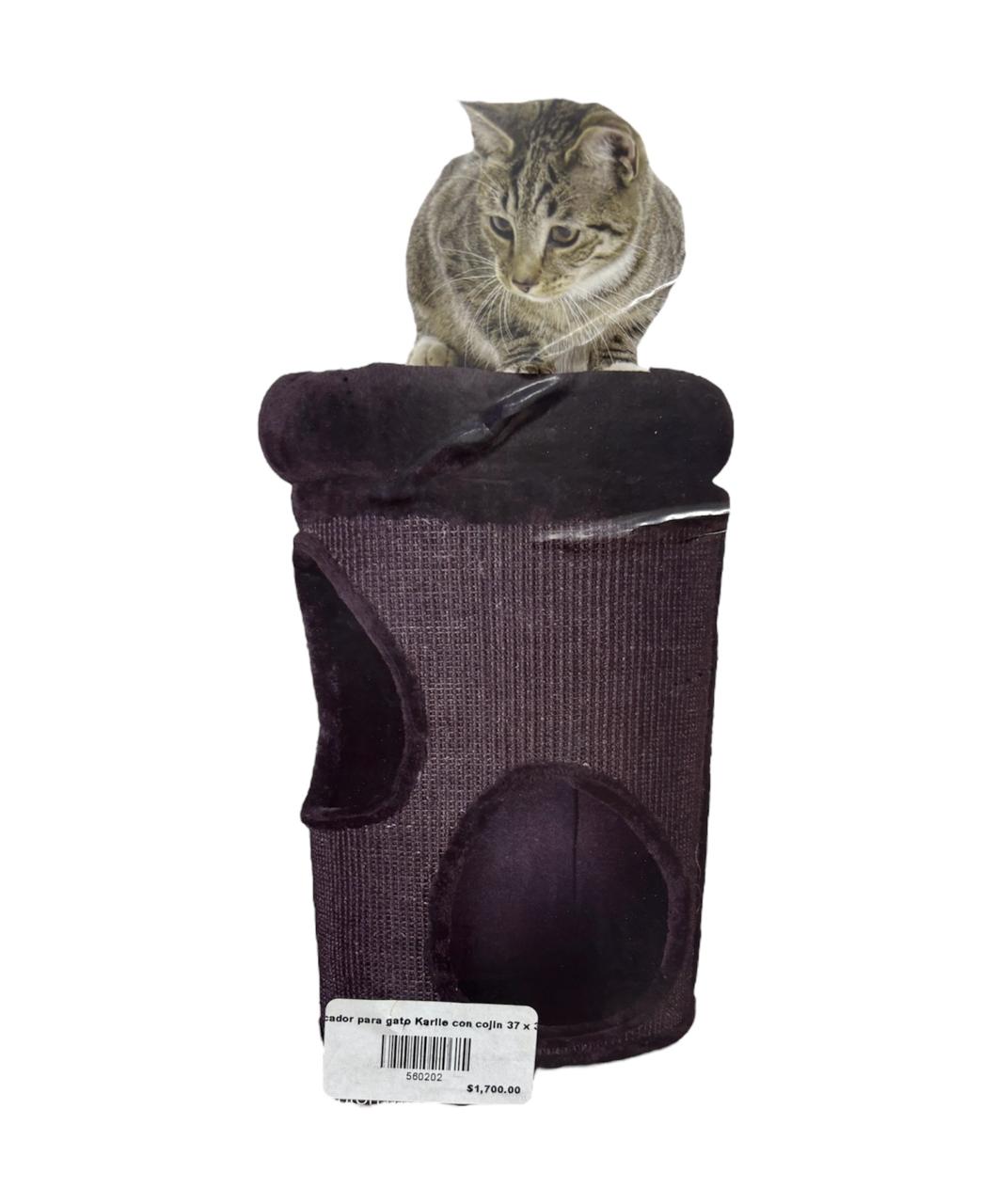 Rascador Para Gato Con Cojin 37x58 Cm KARLIE