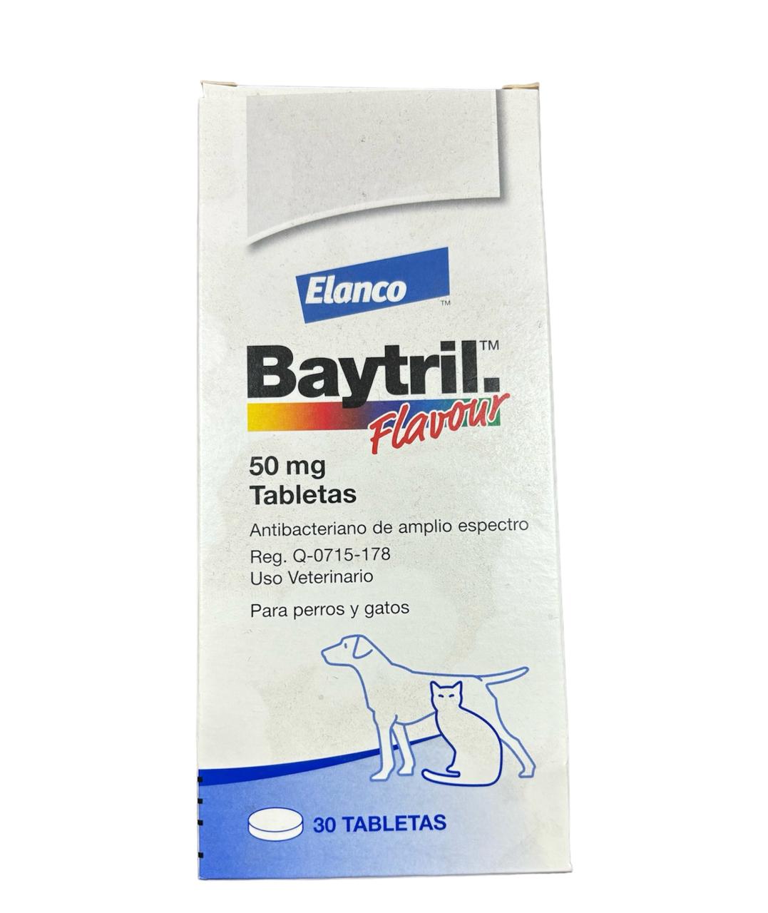 Baytril Flavour para Perros y Gatos – Tabletas Orales Elanco