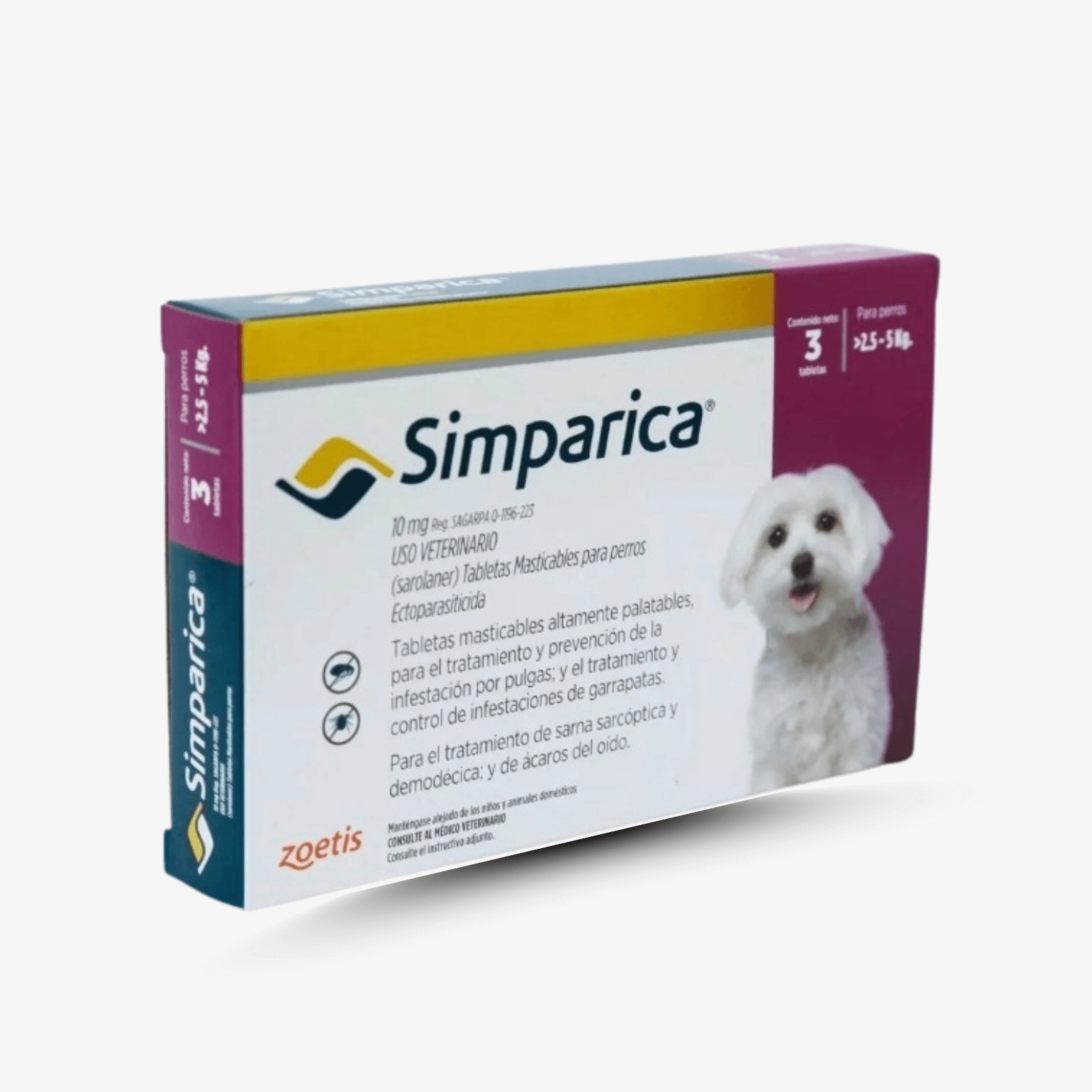 Simparica para Perros – 3 Tabletas Masticables