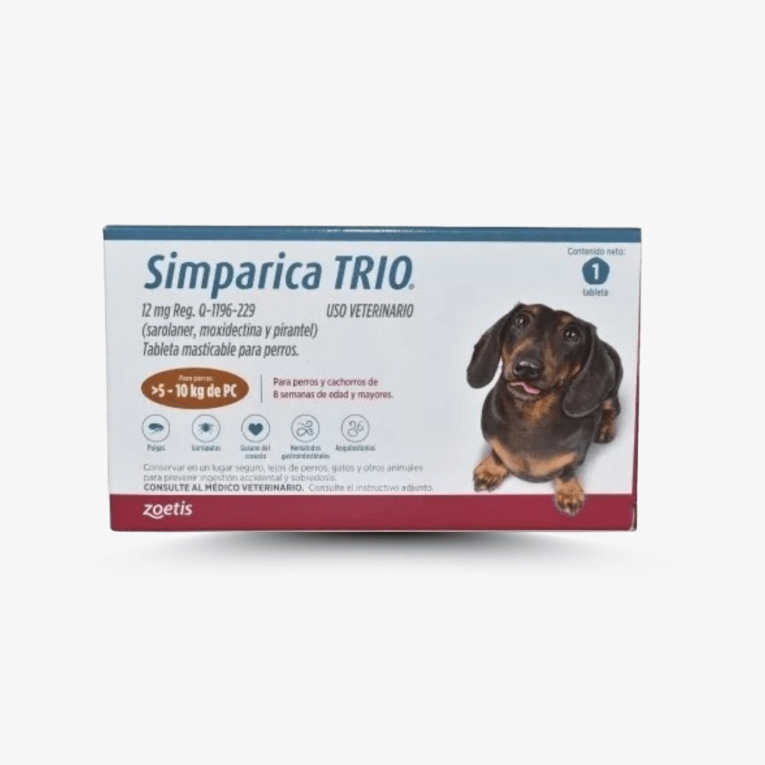 Simparica Trio para Perros – 1 Tableta Masticable