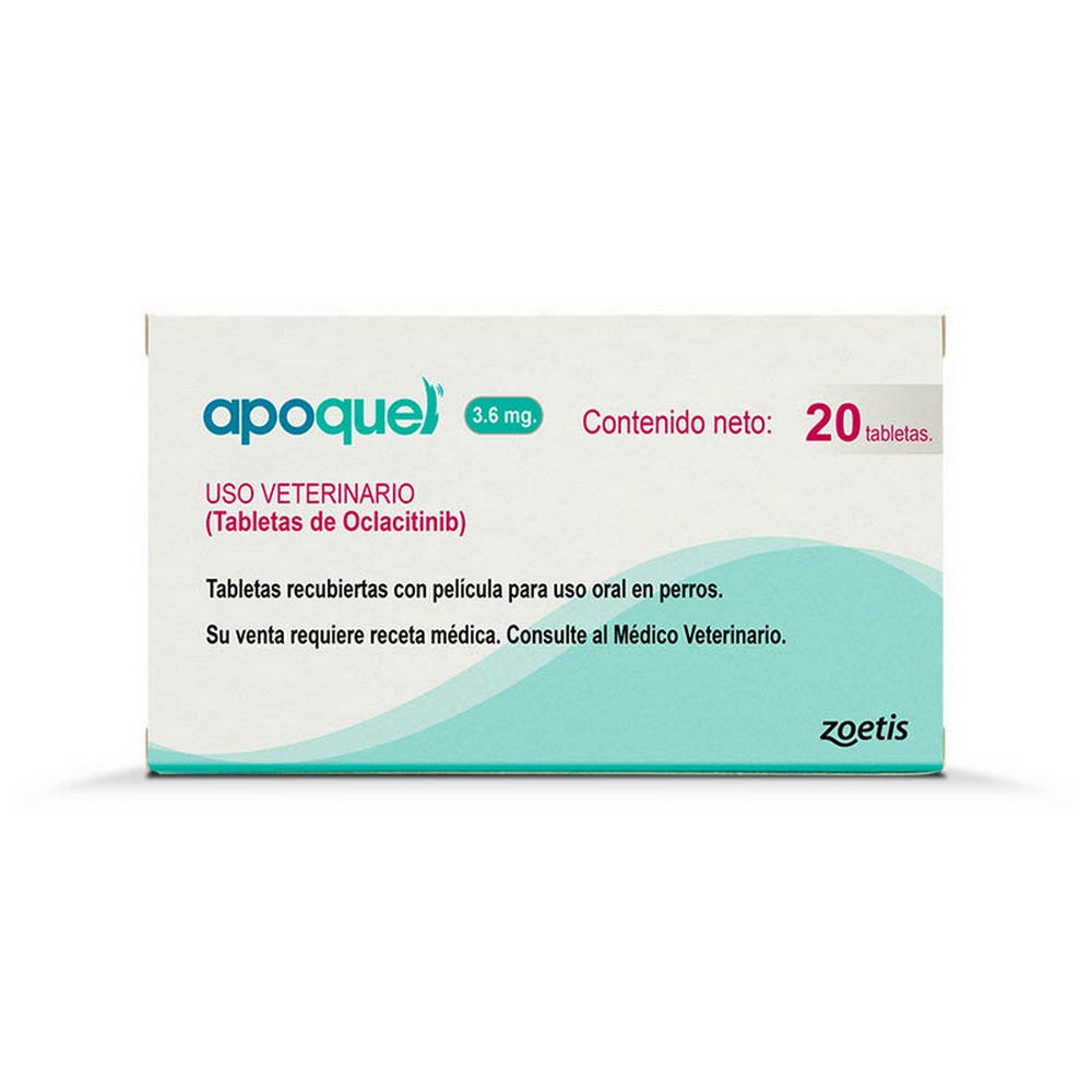 Apoquel Zoetis 3.6 mg – Tabletas Orales para Perros