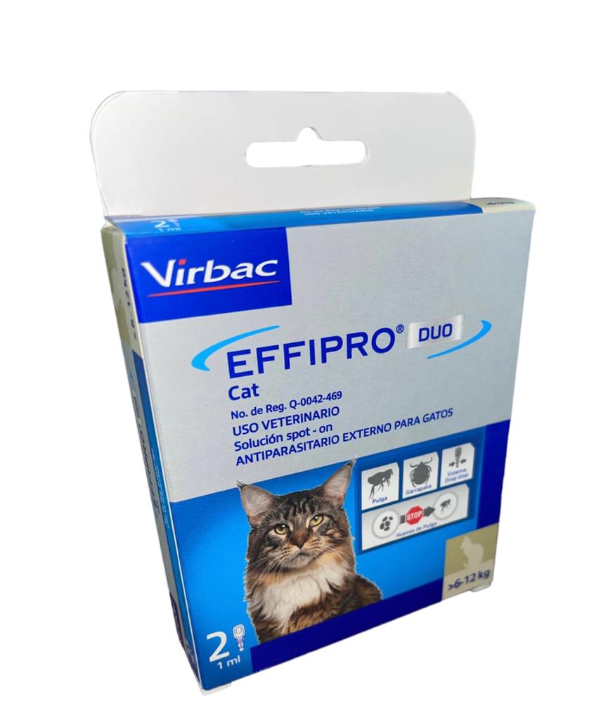 Effipro Duo para Gatos – Pipetas Tópicas (2 Pzas)
