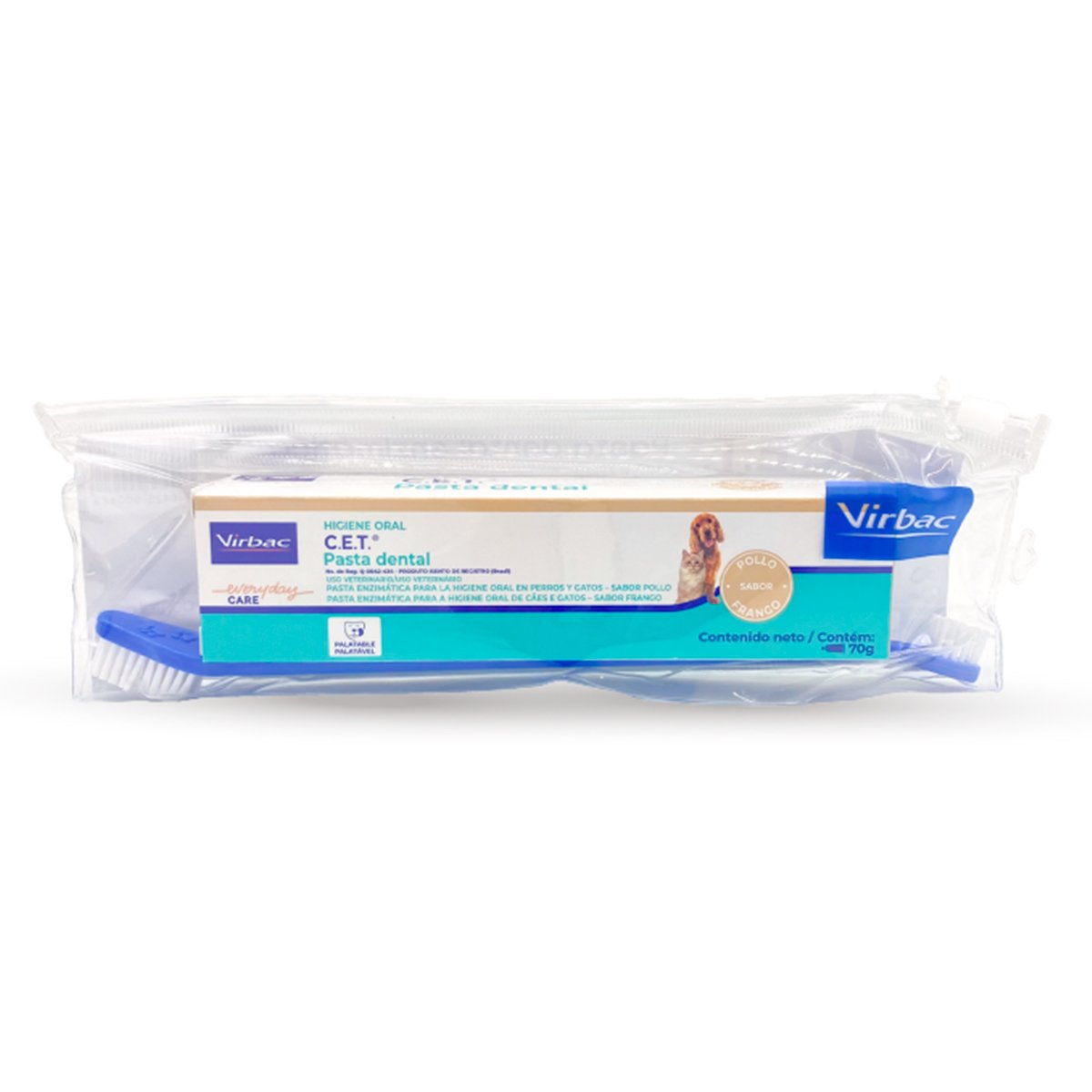 Virbac  C.e.t. Kit Pasta 70 G + Cepillo