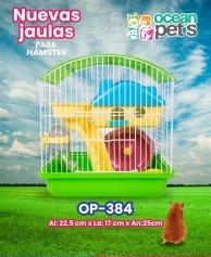 JAULA P/HAMSTER CRICCETA 22.5 X 17 X 25 CM