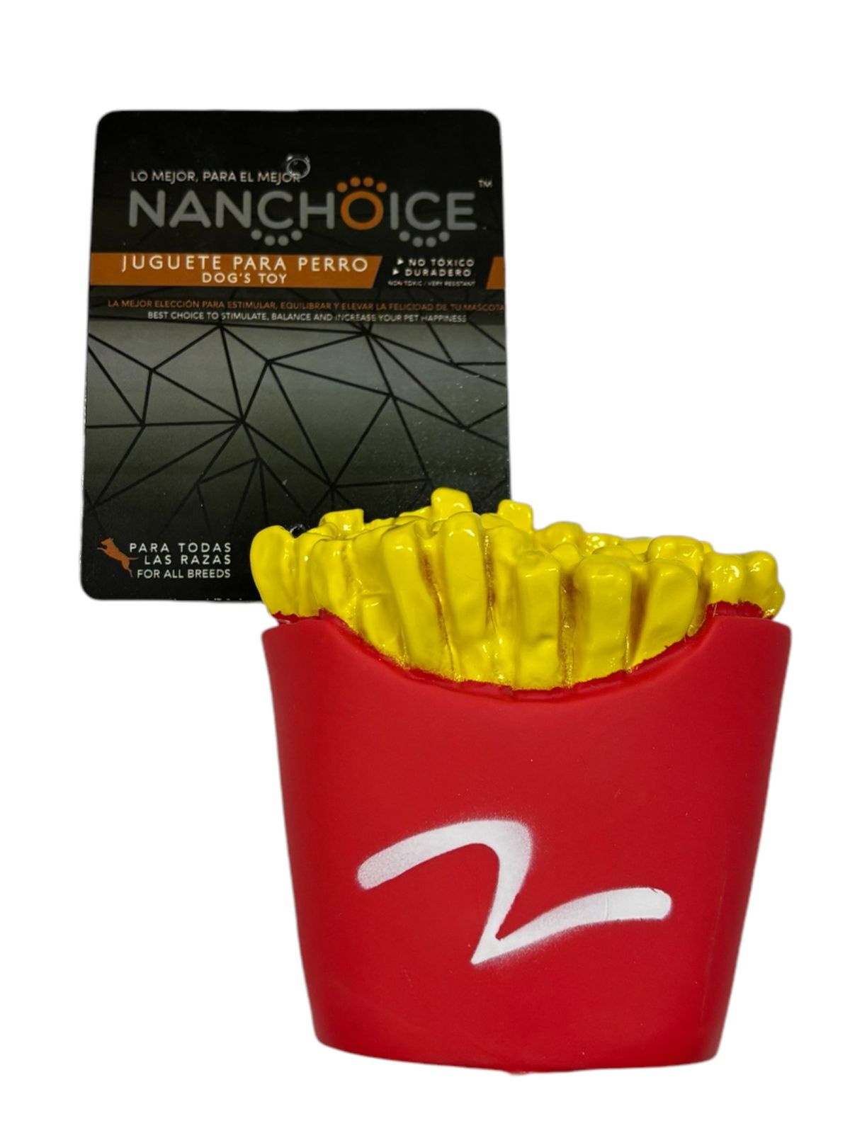 Juguete  Dog Vinil PAPAS FRITAS Nanchoice