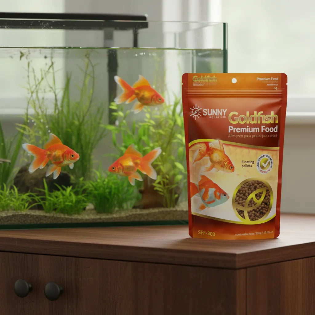 Alimento Premium Para Peces Japoneses Goldfish Sunny 300g