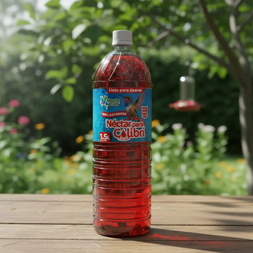 Nectar Liquido Para Colibris 1.5 L Alimento Colibri Natural