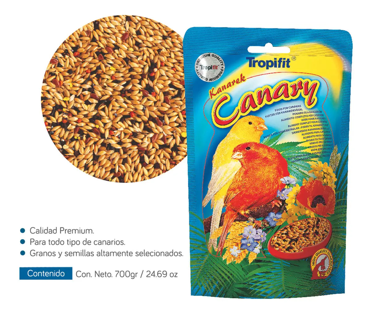 ALIMENTO IMPORTADO TROPIFIT CANARY 700g