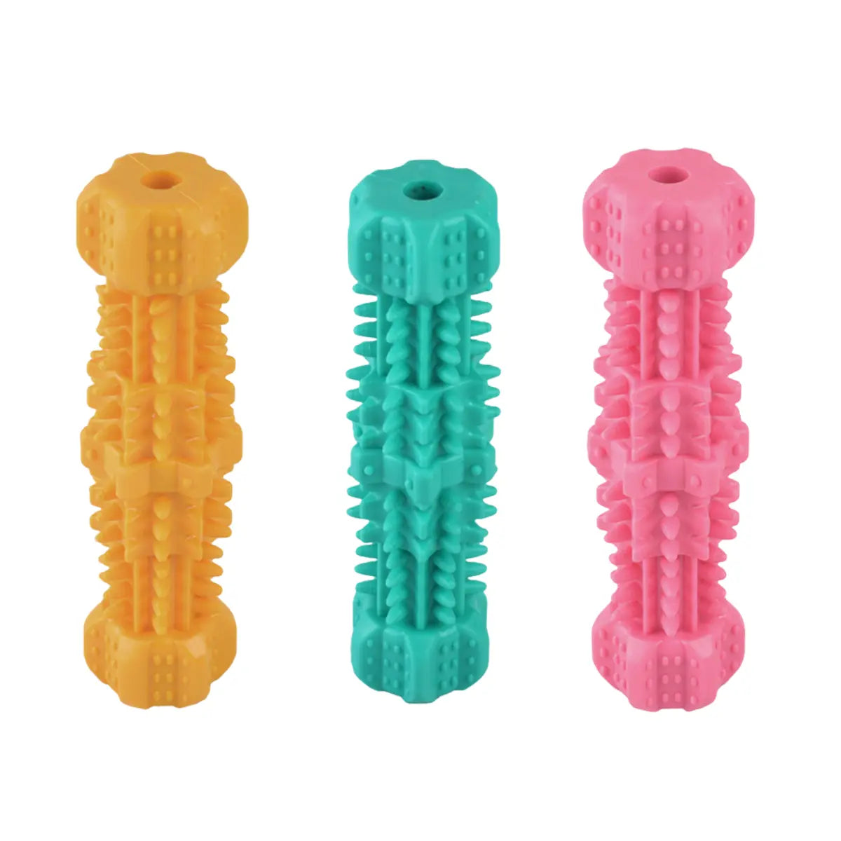 JUGUETE DE CAUCHO MANCUERNA PESADA SPIKY