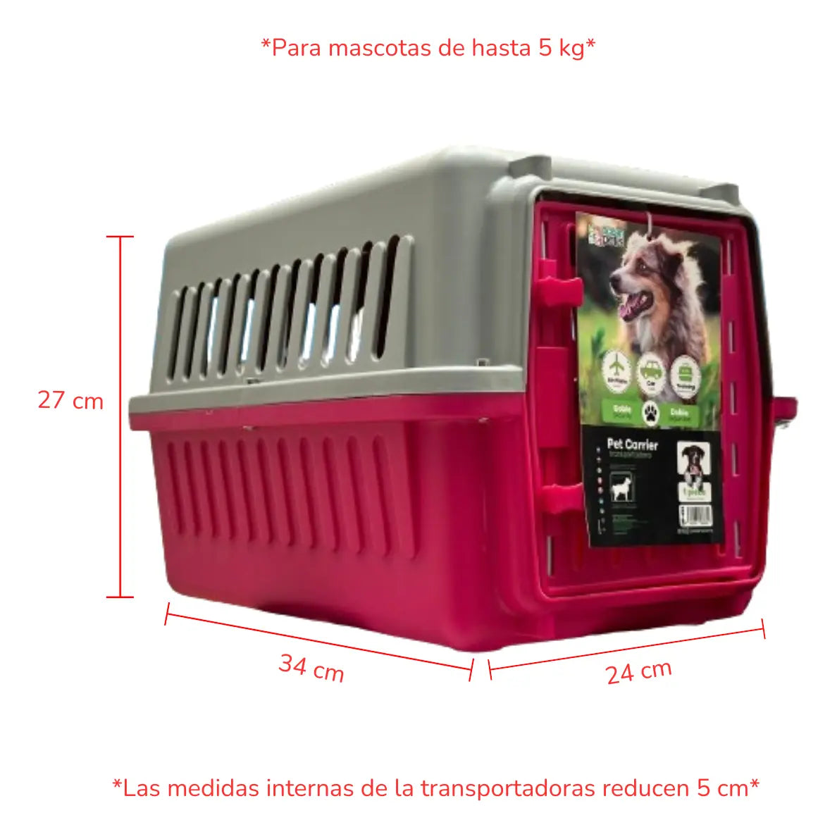Transportadora Ocean Pets Para Mascotas Mini 42*28*28.5CM
