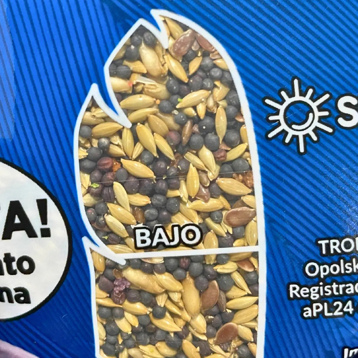 ALIMENTO IMPORTADO MONTE VERDE PARA CANARIOS FINCHES Y EXOTICOS 500g (by SUNNY-TROPIFIT)