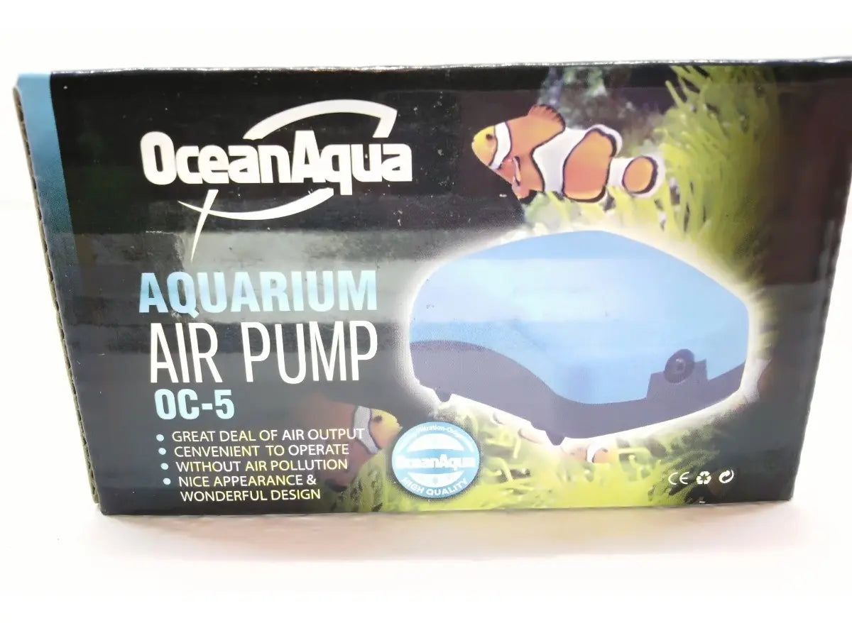 Bomba de Aire Ocean Aqua OC-5 para Peceras y Acuarios 10-50L 2W