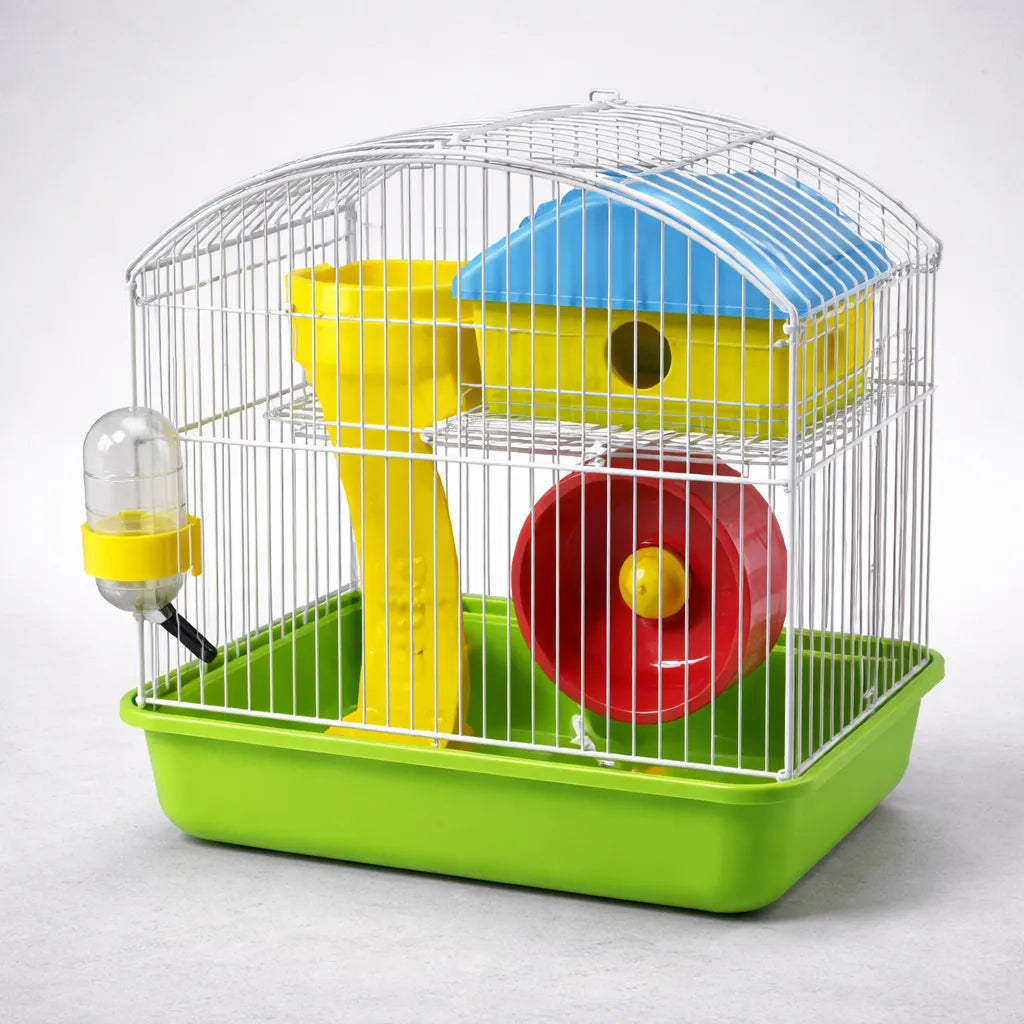 JAULA P/HAMSTER CRICCETA 22.5 X 17 X 25 CM