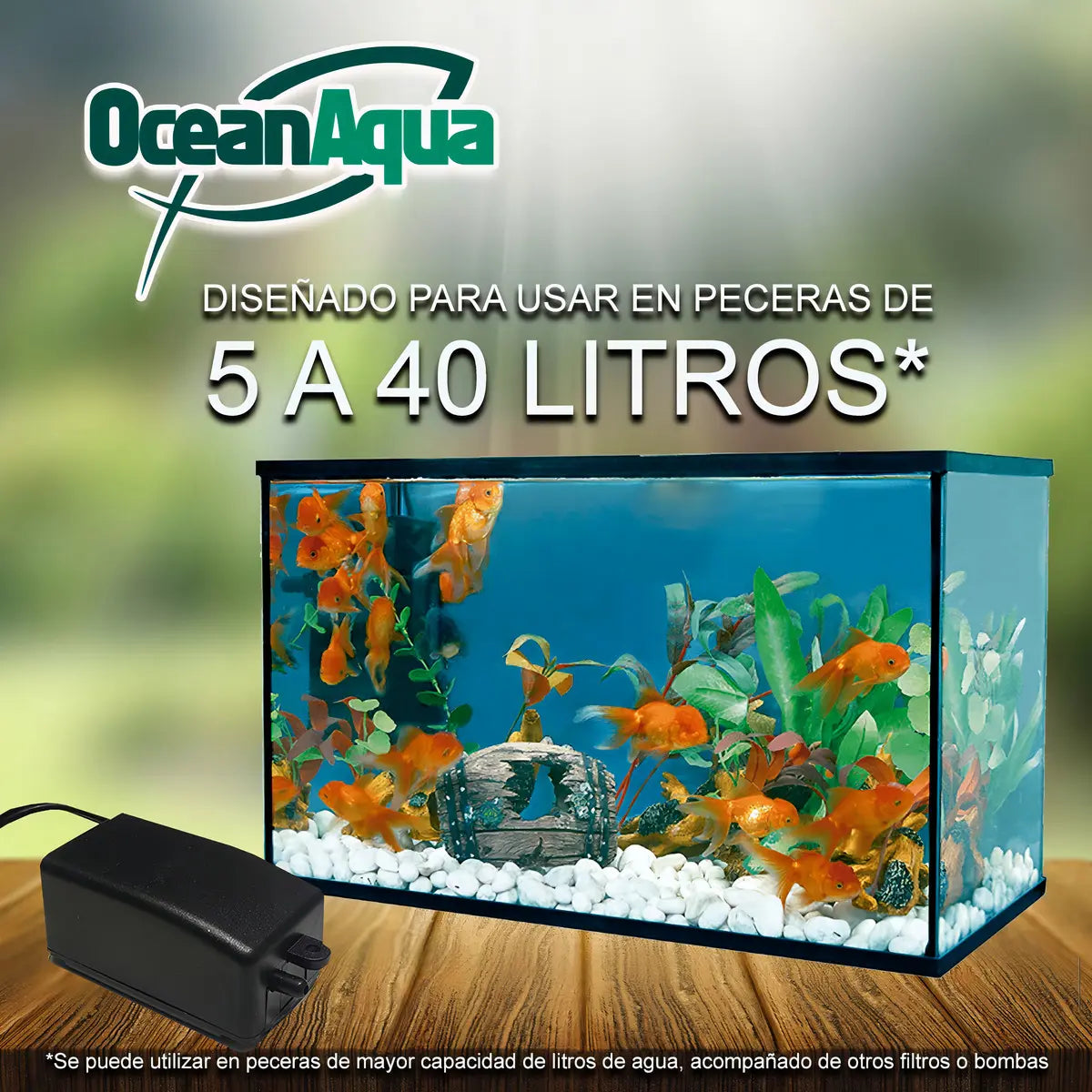 Bomba De Aire Pecera Ocean Aqua B-601