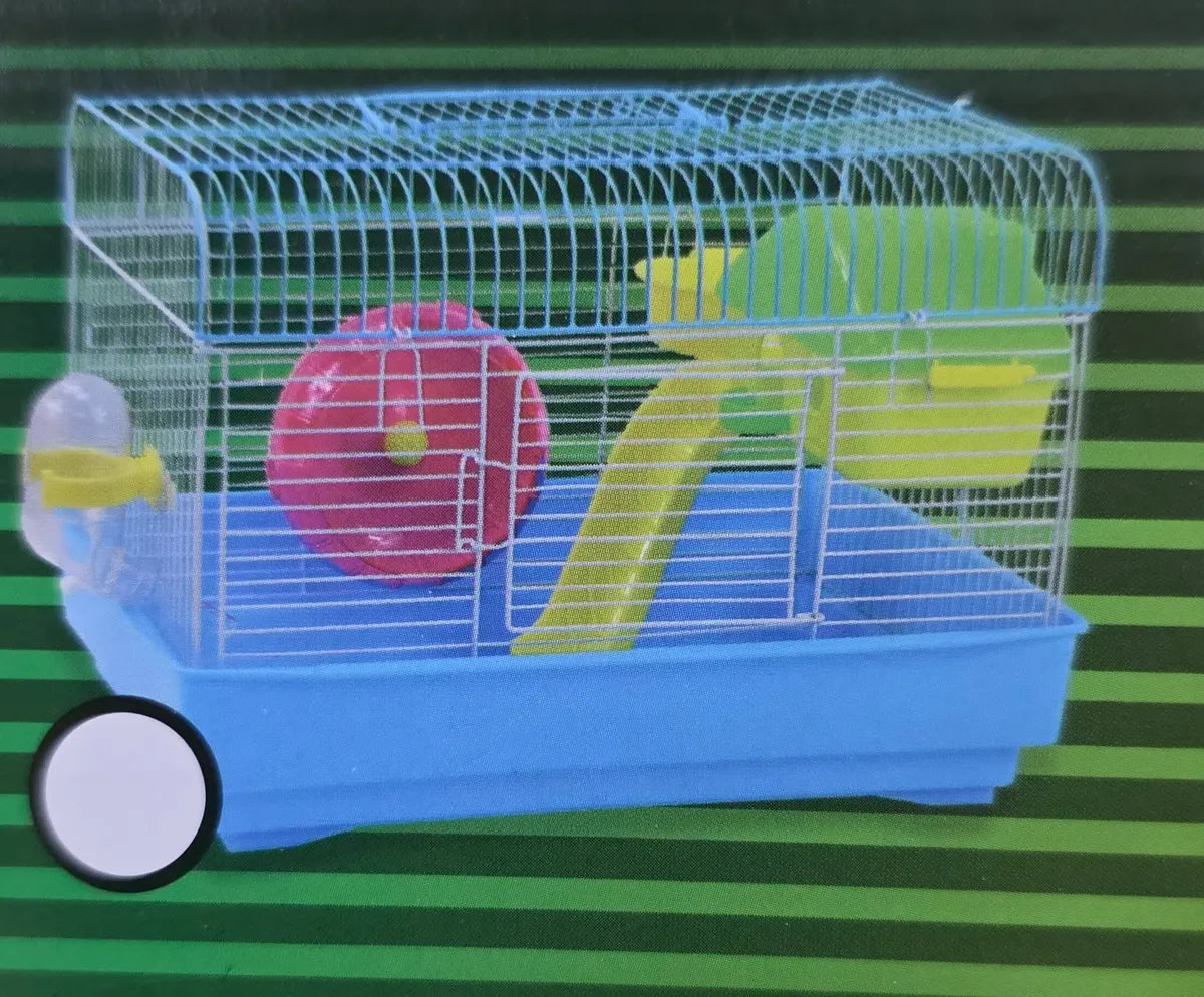 JAULA P/HAMSTER CRICCETA 32.5 X 23 X 23 CM
