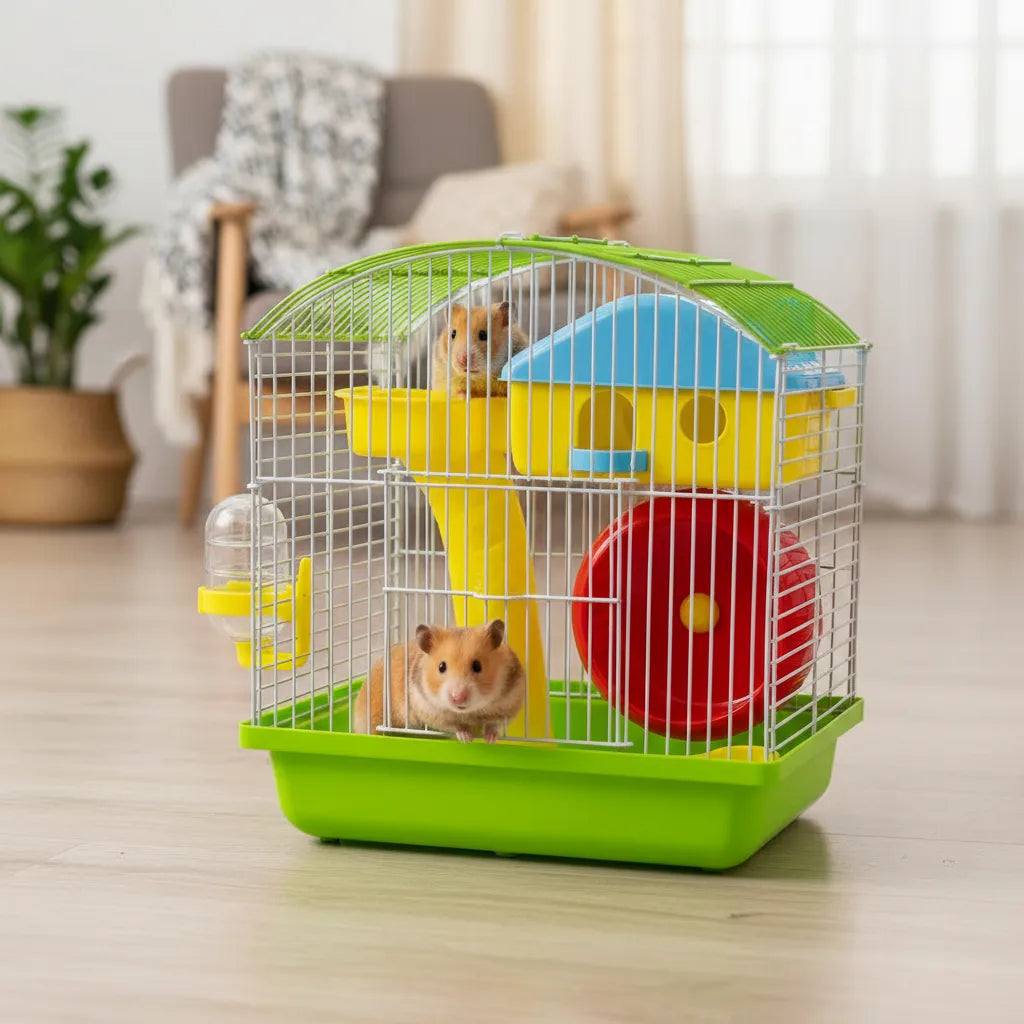 JAULA P/HAMSTER CRICCETA 22.5 X 17 X 25 CM