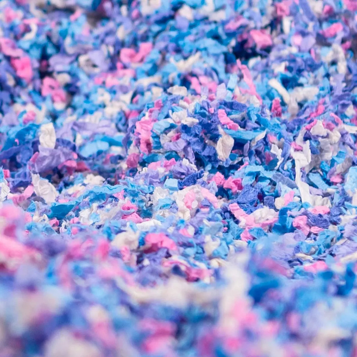 Sustrato De Papel Super Absorbente | Hámster Jerbo Ratón | Viruta Antiolores | 56 Litros | Color Confetti