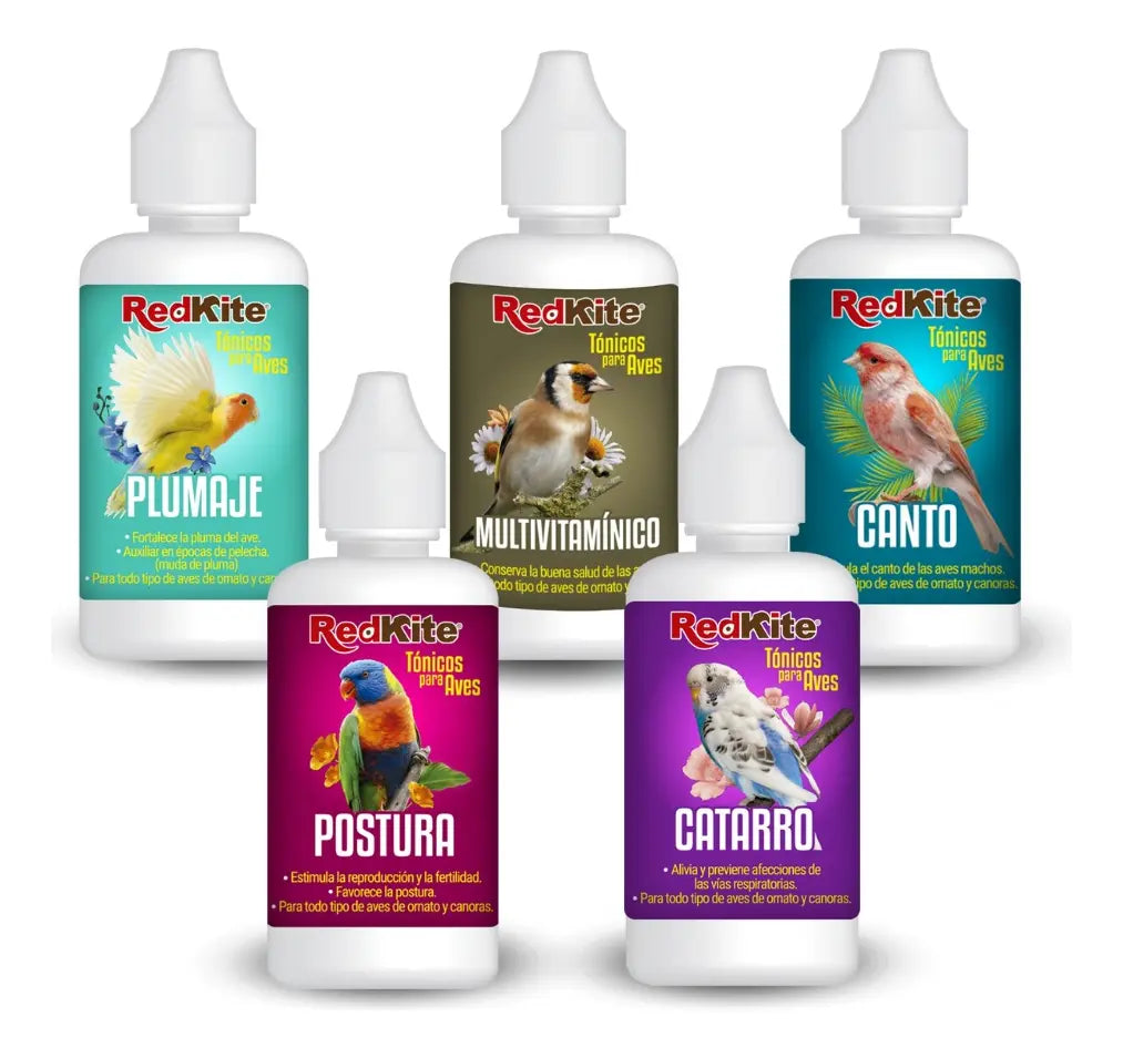 REDKITE TONICO P/AVES - 5 PACK SURTIDO.