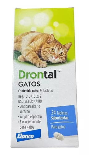 Drontal Cat Ellipsoid 24 Tab Elanco