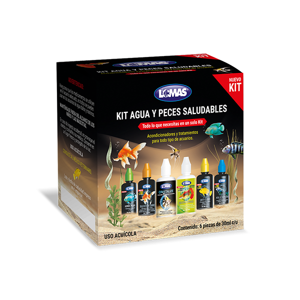 KIT AGUA Y PECES SALUDABLES
