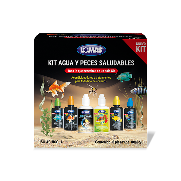 KIT AGUA Y PECES SALUDABLES