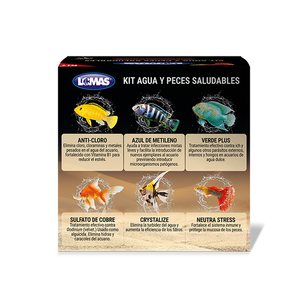 KIT AGUA Y PECES SALUDABLES