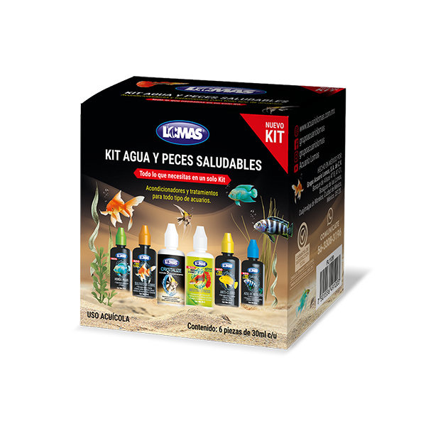 KIT AGUA Y PECES SALUDABLES
