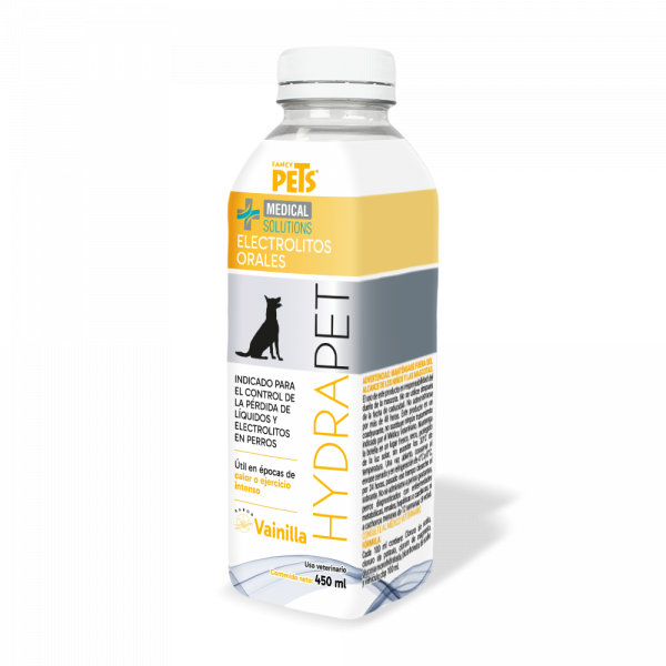 Electrolitos Orales Hydrapet Para Perros Sabor Vainilla 450ml