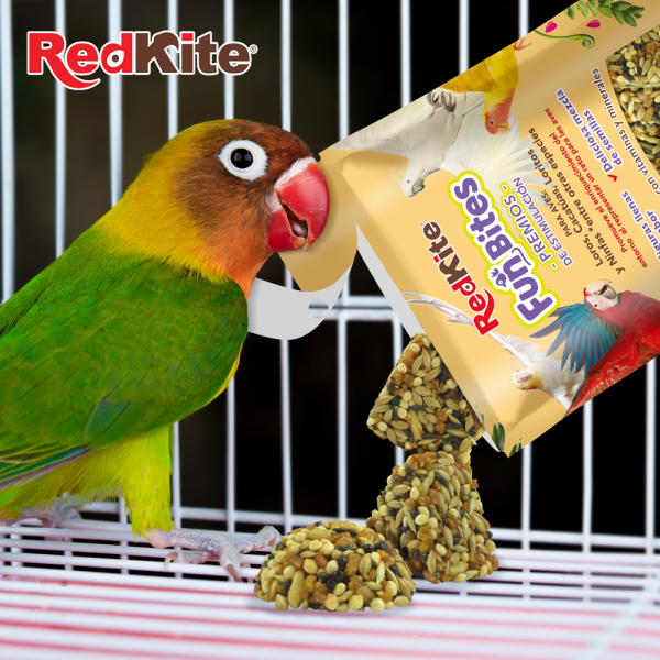 PREMIOS FUNBITES PARA CACATUAS, LOROS, LORITOS Y NINFAS