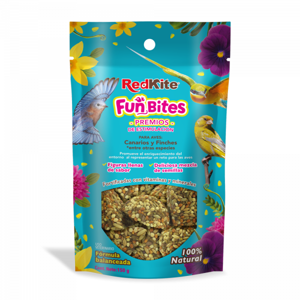PREMIOS FUNBITES P/ CANARIOS Y FINCHES 150g