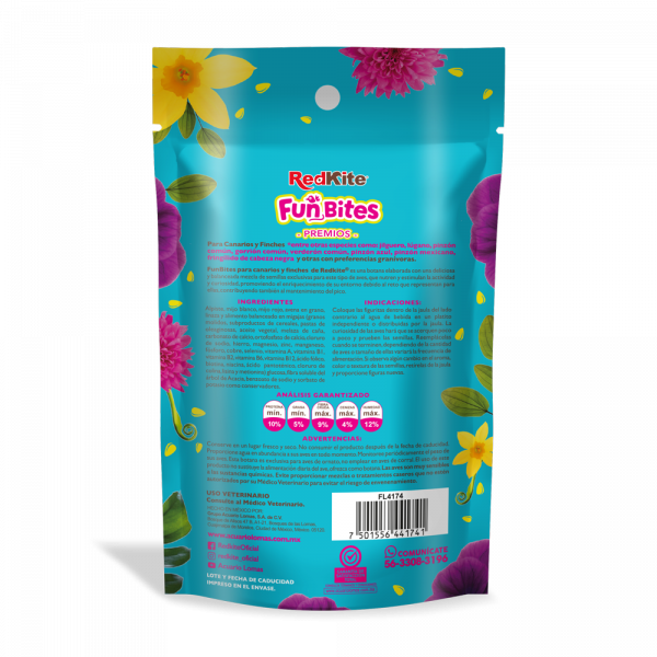PREMIOS FUNBITES P/ CANARIOS Y FINCHES 150g