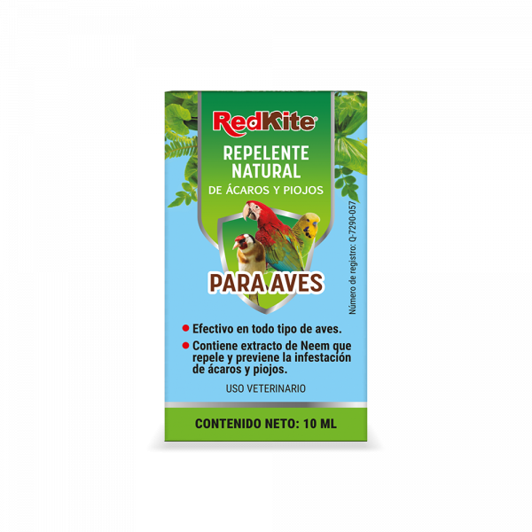 REPELENTE NATURAL DE ÁCAROS Y PIOJOS P/ AVES 10 ML