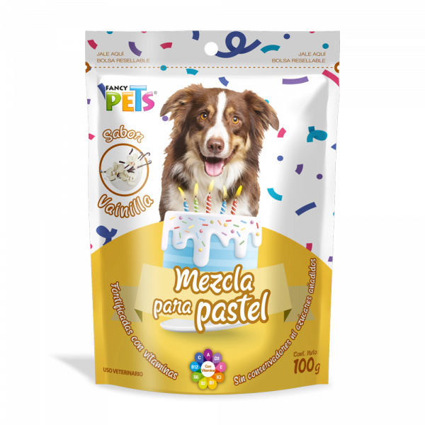 MEZCLA PARA PASTEL PARA PERROS 100 G