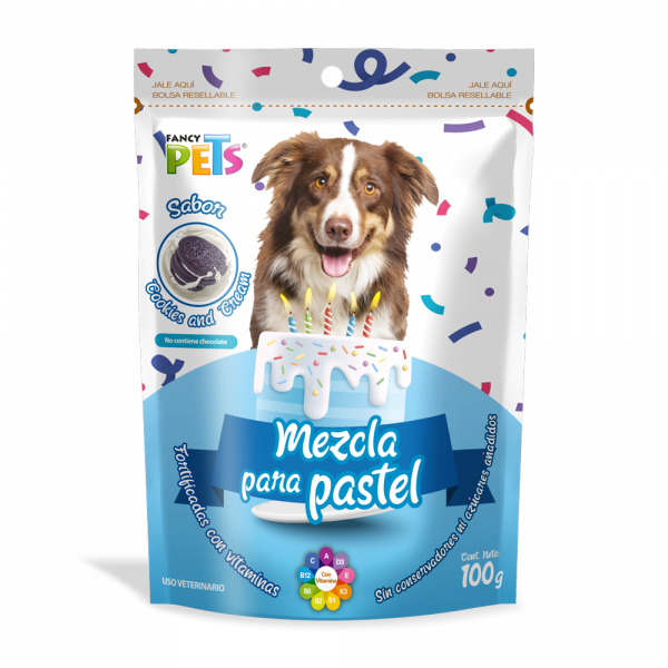 MEZCLA PARA PASTEL PARA PERROS 100 G