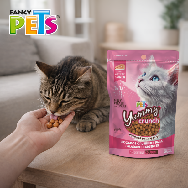 YUMMY CRUNCH PREMIOS P/ GATOS 50 GR
