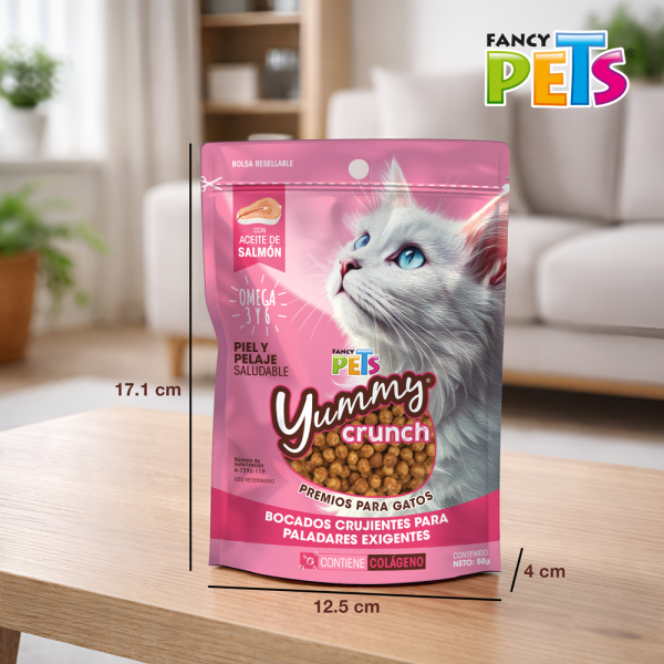 YUMMY CRUNCH PREMIOS P/ GATOS 50 GR