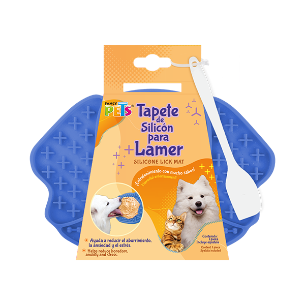 TAPETE P/LAMER CON ESPATULA P/PERRO
