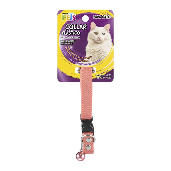 COLLAR ELASTICO C/CASCABEL P/GATO