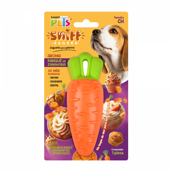 JUGUETE ZANAHORIA C/AROMA SNIFF