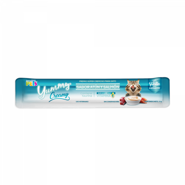 YUMMY CREAMY PARA GATO 56g (4 tubos de 14g c/u)