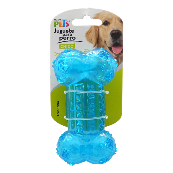 JUGUETE HUESO PRISMA C/SONIDO PARA PERRO