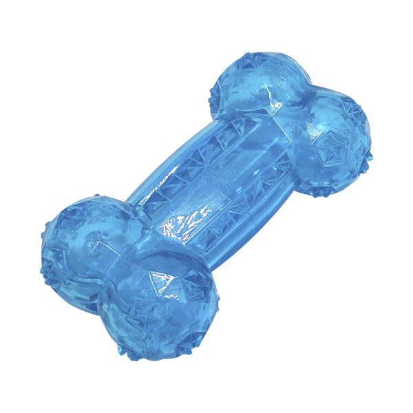JUGUETE HUESO PRISMA C/SONIDO PARA PERRO
