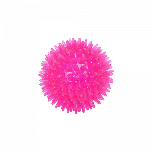 JUGUETE PELOTA GLITTER C/SQUEAKER COLORES SURTIDOS